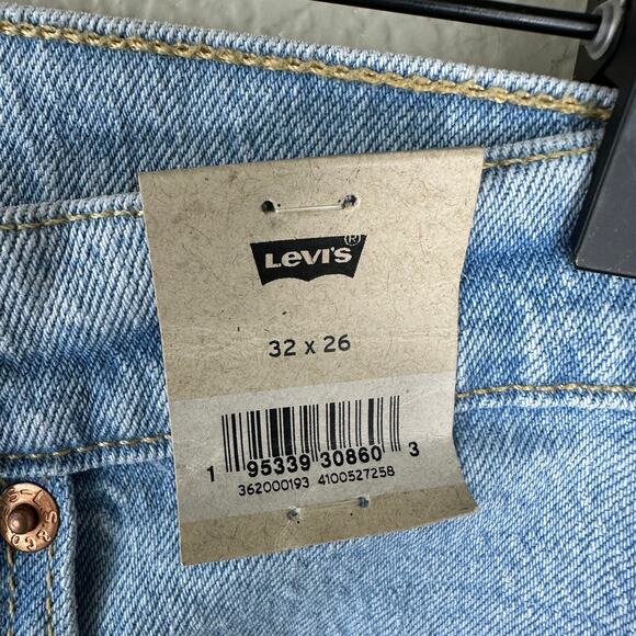501 Original Cropped Levi's 32x26 Women NWT button High rise straight fitted hip - Picture 10 of 11